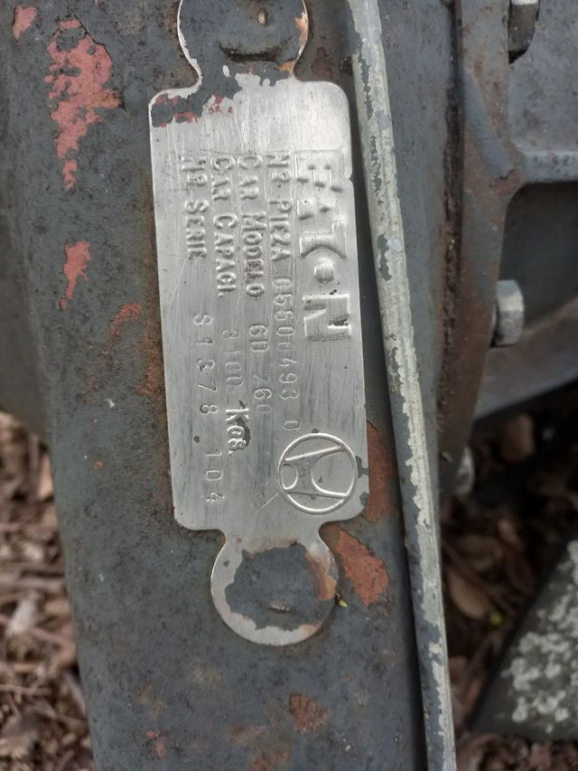 Nissan L35.08, eje trasero diferencial completo