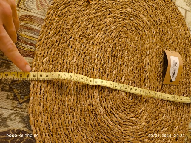 Dos salvamanteles esparto 