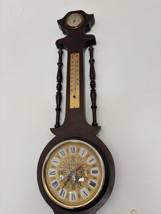 Orologio a muro con termometro barometro igrometro