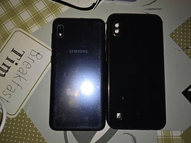 Smartphone samsung a 40 e motorola e 13 per ricamb