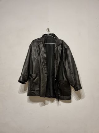 Cazadora piel vintage yves saint laurent