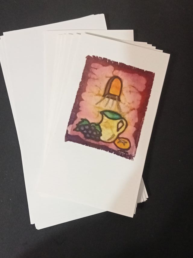 20 biglietti comunione con batik