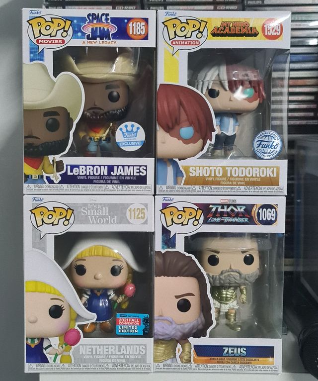 Funko Lebron,Zeus(VENDIDO),Soto y Netherlands 15€