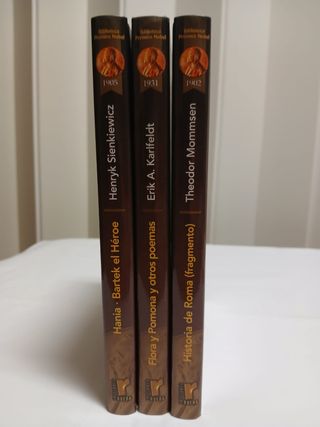 Libros Biblioteca Premios Nobel