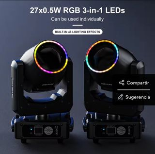 ✅️Cabeza Móvil Beam 8r 250W RGB 