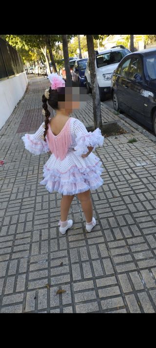 Traje de flamenca niña