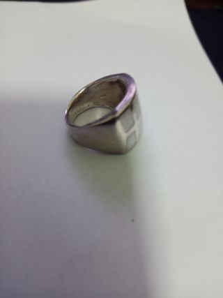 Anello unisex Argento 925 e madreperla