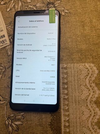 Xiaomi Redmi 5 Plus 64GB . Libre Nuevo