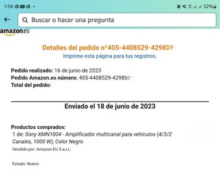 Amplificador Sony XMN1004 (1000w)