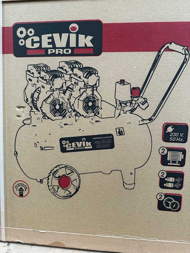 COMPRESOR DIRECTO 50L 2HP CEVIK PRO CAPRO52XS