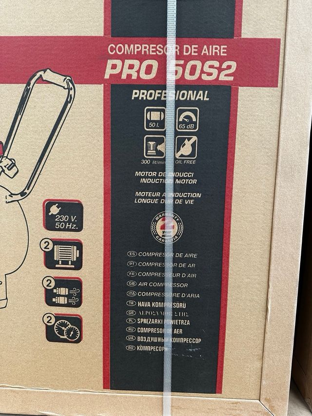 COMPRESOR DIRECTO 50L 2HP CEVIK PRO CAPRO52XS