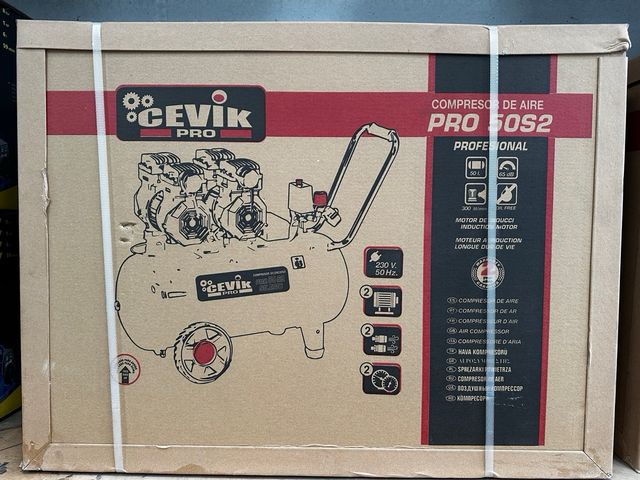 COMPRESOR DIRECTO 50L 2HP CEVIK PRO CAPRO52XS