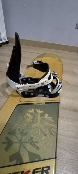 Tabla snow, fijaciones, y botas