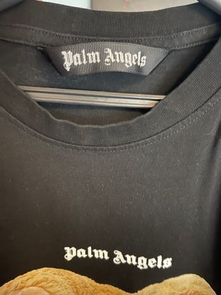 Camiseta Palm Angels Teddy Bear Negra Original