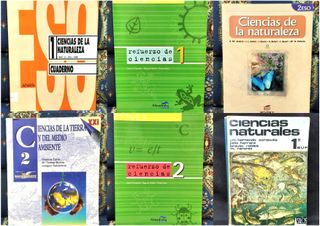 6 Libros texto de Ciencias Naturales