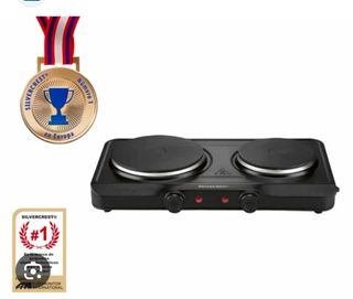 Placa eléctrica de cocción doble , cocina 