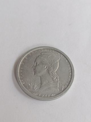 África Ecuatorial francesa 2 francos1948