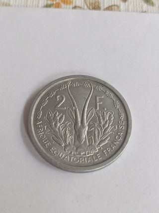África Ecuatorial francesa 2 francos1948