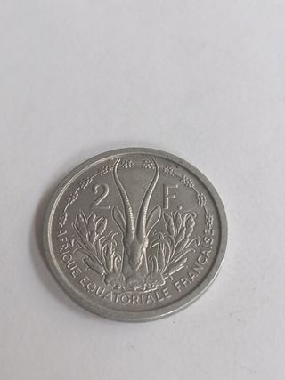 África Ecuatorial francesa 2 francos1948