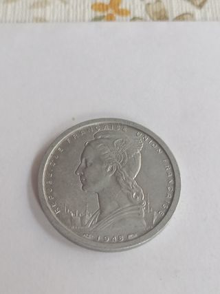 África Ecuatorial francesa 2 francos1948