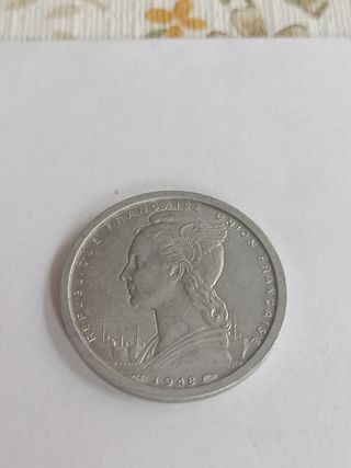 África Ecuatorial francesa 2 francos1948