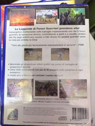 Dynasty Warriors 2 Ps2 Playstation 2 pal ita