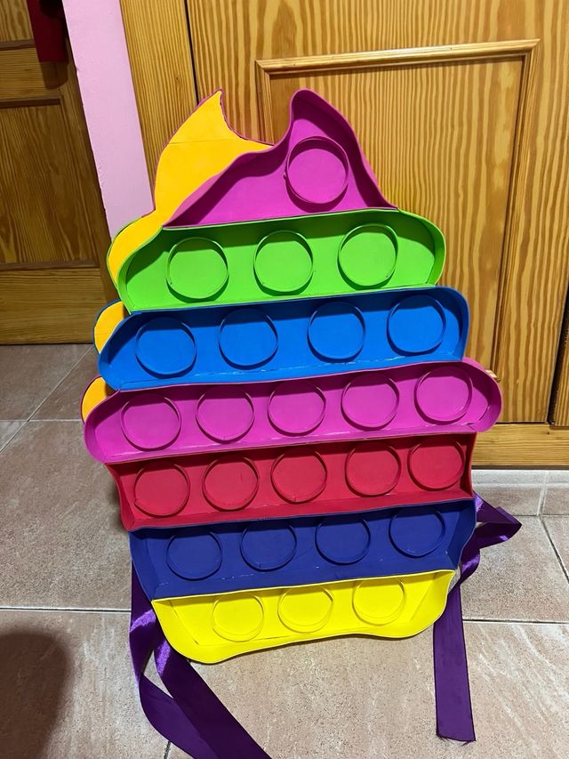 Disfraz niños pop it