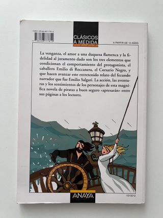 El Corsario Negro ANAYA Clásicos a Medida 