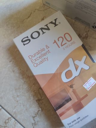 VHS videocassette SONY