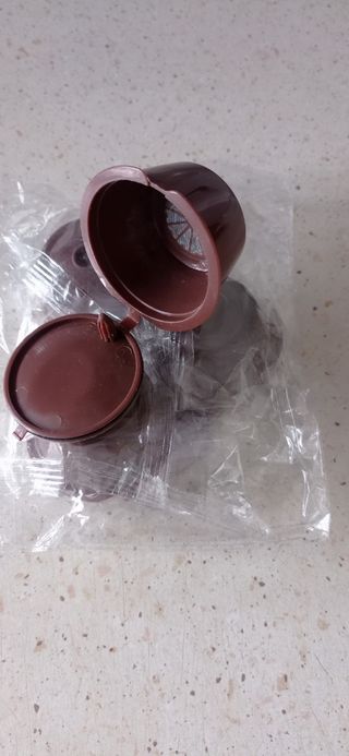 Cápsulas reciclables para caferera Nescafé