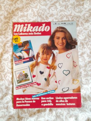 Lote de revistas de punto.