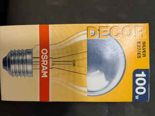 LAMPADINA OSRAM CUPOLA ARGENTO SPECCHIO