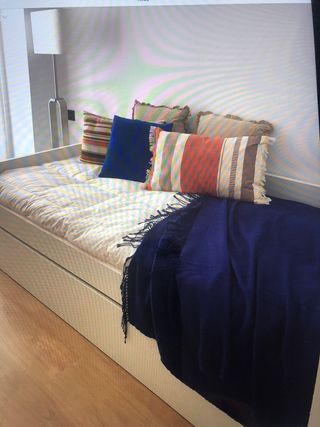 Cama nido 90x1.90 blanca. 