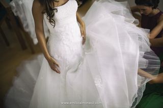 Vestido novia Rosa Clará