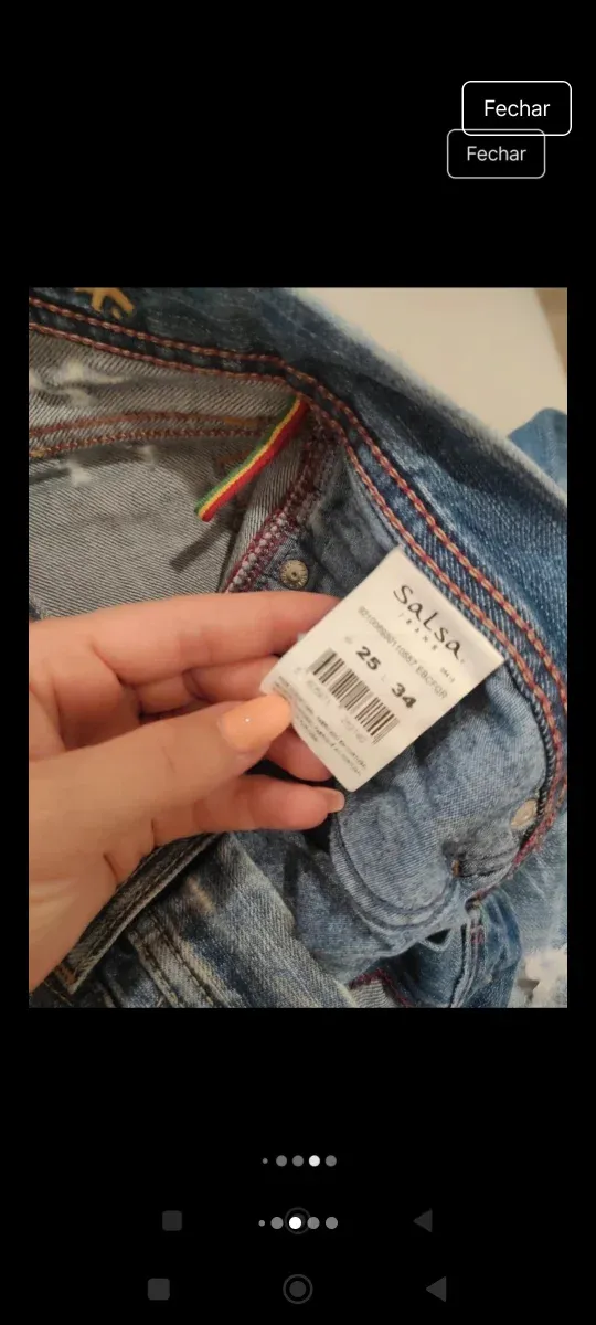 Calças Ganga SALSA Tam 25 Sexy - 9.50€