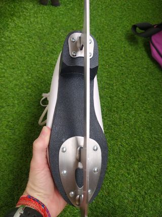 Patines sobre hielo +mochila