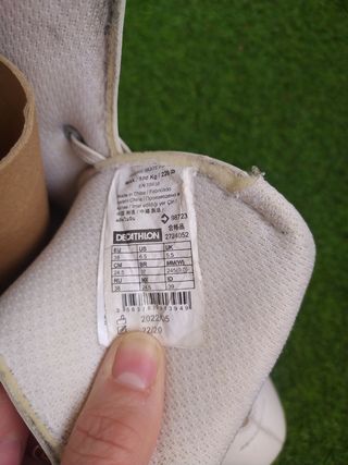 Patines sobre hielo +mochila