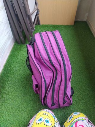 Patines sobre hielo +mochila