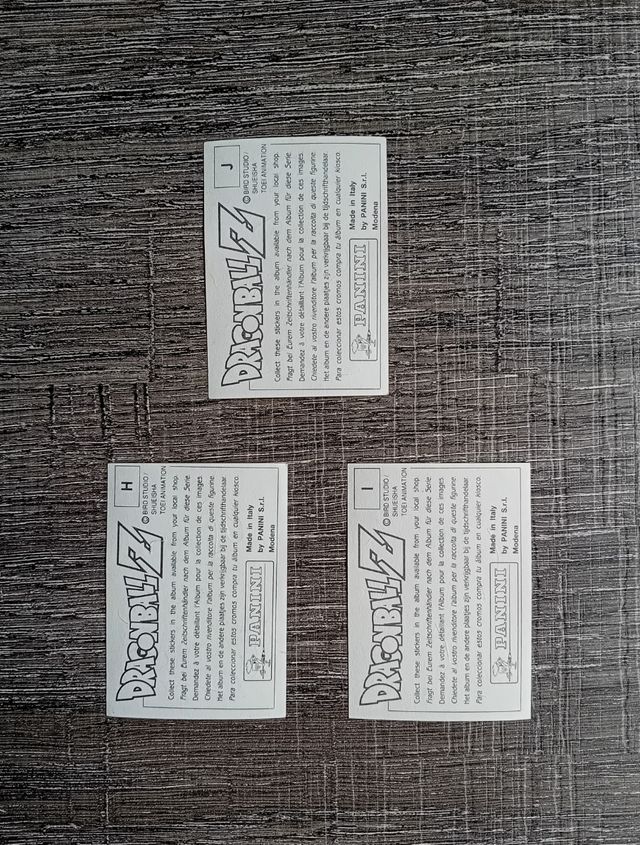 CARTE COLLEZIONABILI DRAGON BALL Z PANINI