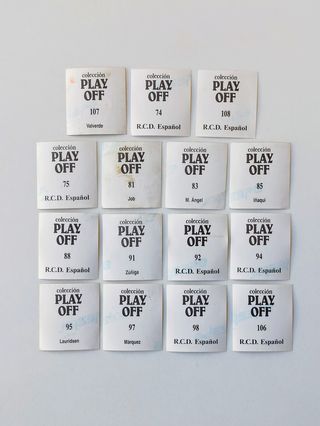 ESPAÑOL CROMOS PLAY LIGA 1986-87
