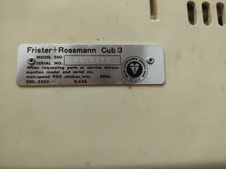 Maquina de coser frister rossman