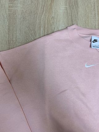 Crewneck Nike cropped rosa (T. S)