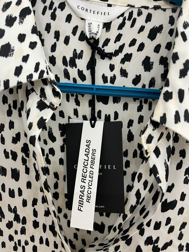 Blusa animal print Cortefiel