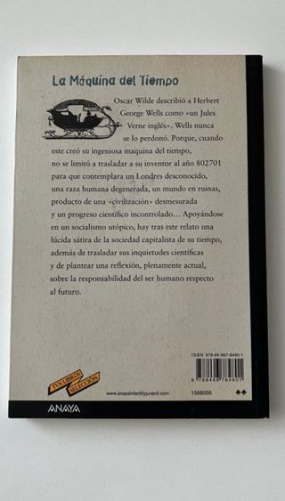 La Máquina del Tiempo ANAYA Herbert George Wells