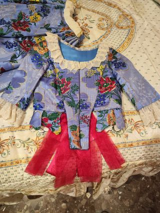 Traje fallera niña de 9 a 12 años