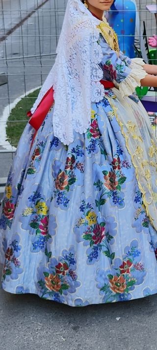 Traje fallera niña de 9 a 12 años