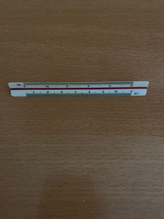 Escalimetro plast 10 cm