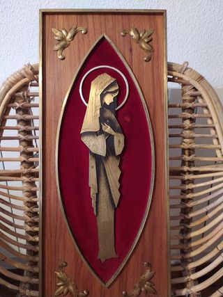 Cuadro de madera y metal