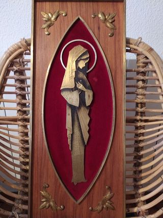 Cuadro de madera y metal