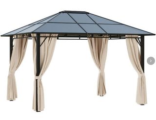 Pérgola policarbonato con laterales NUEVA